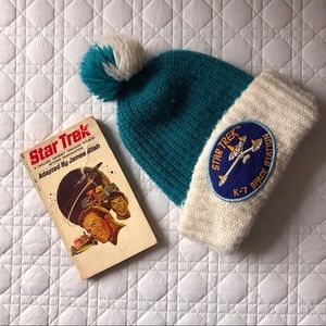 Star Trek Vintage 1970s Knit Winter Hat Cap Patch